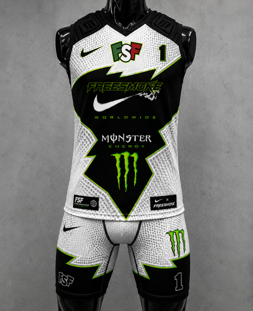 White Nike Monster